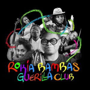 promotional poster for rokia bamba's guerilla club at umbo